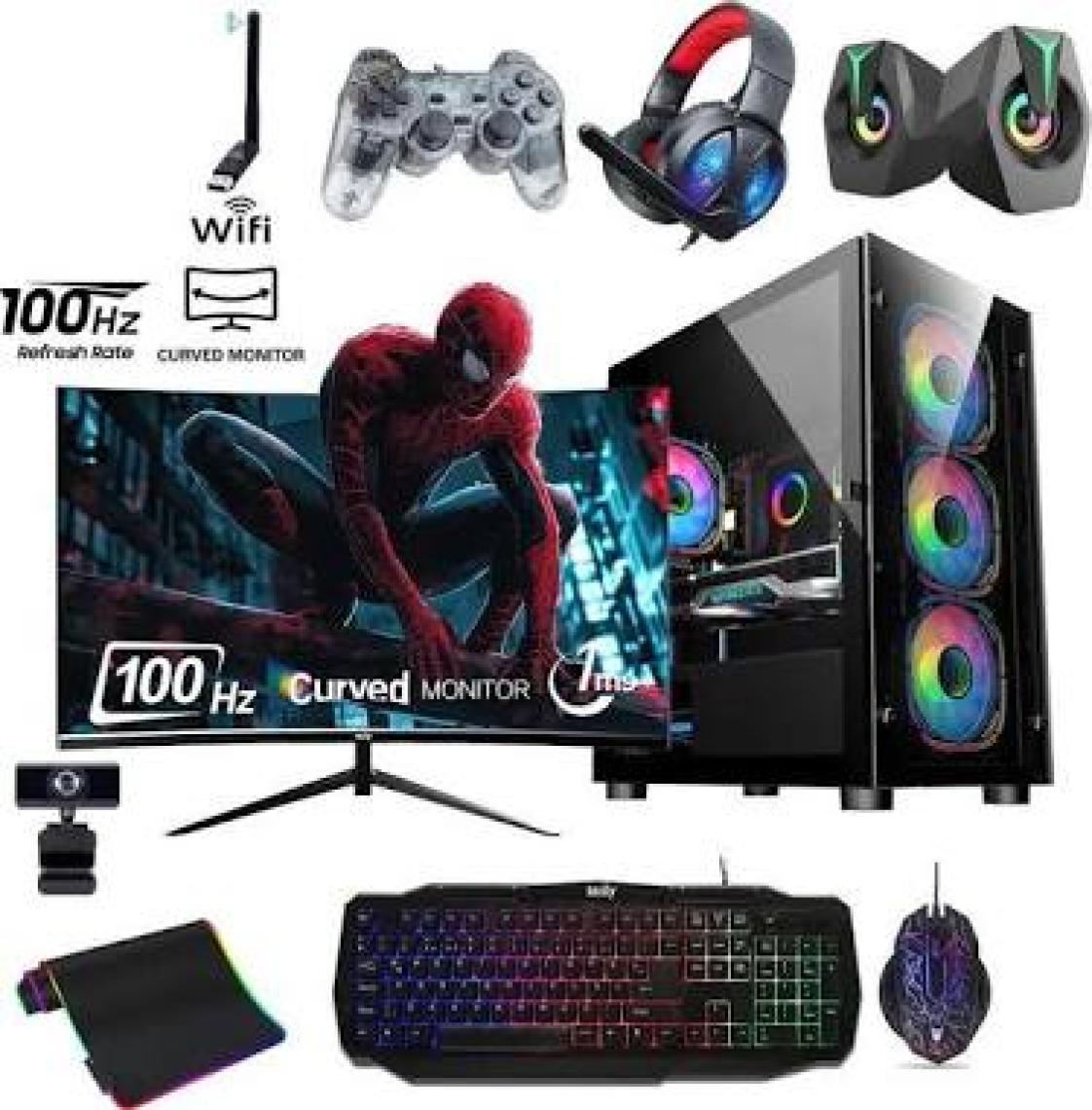 İzoly Lotus x Mega I5-4570 16GB 256GB SSD Rx 580 8gb 24'' Oyuncu Masaüstü Bilgisayarı