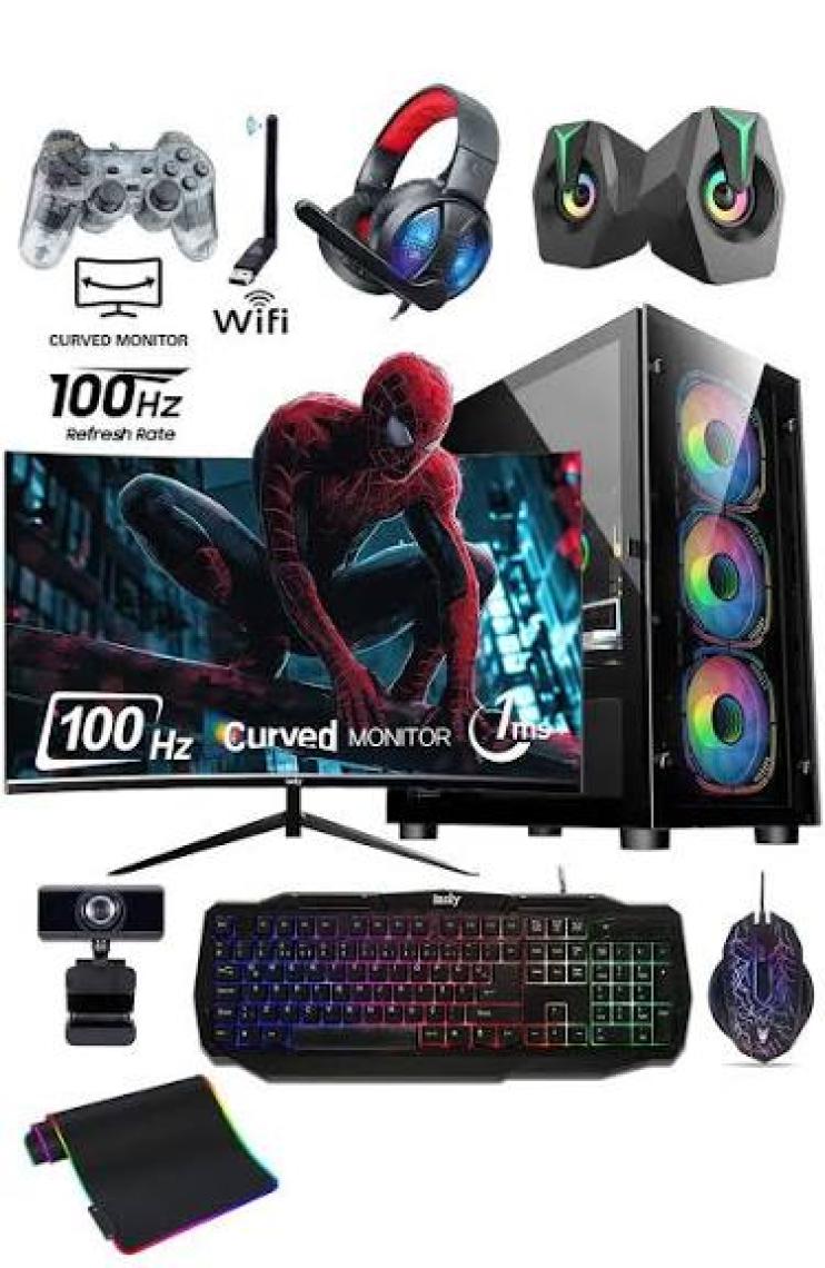 İzoly Lotus x Mega I5-4570 16GB 256GB SSD Rx 580 8gb 24'' Oyuncu Masaüstü Bilgisayarı