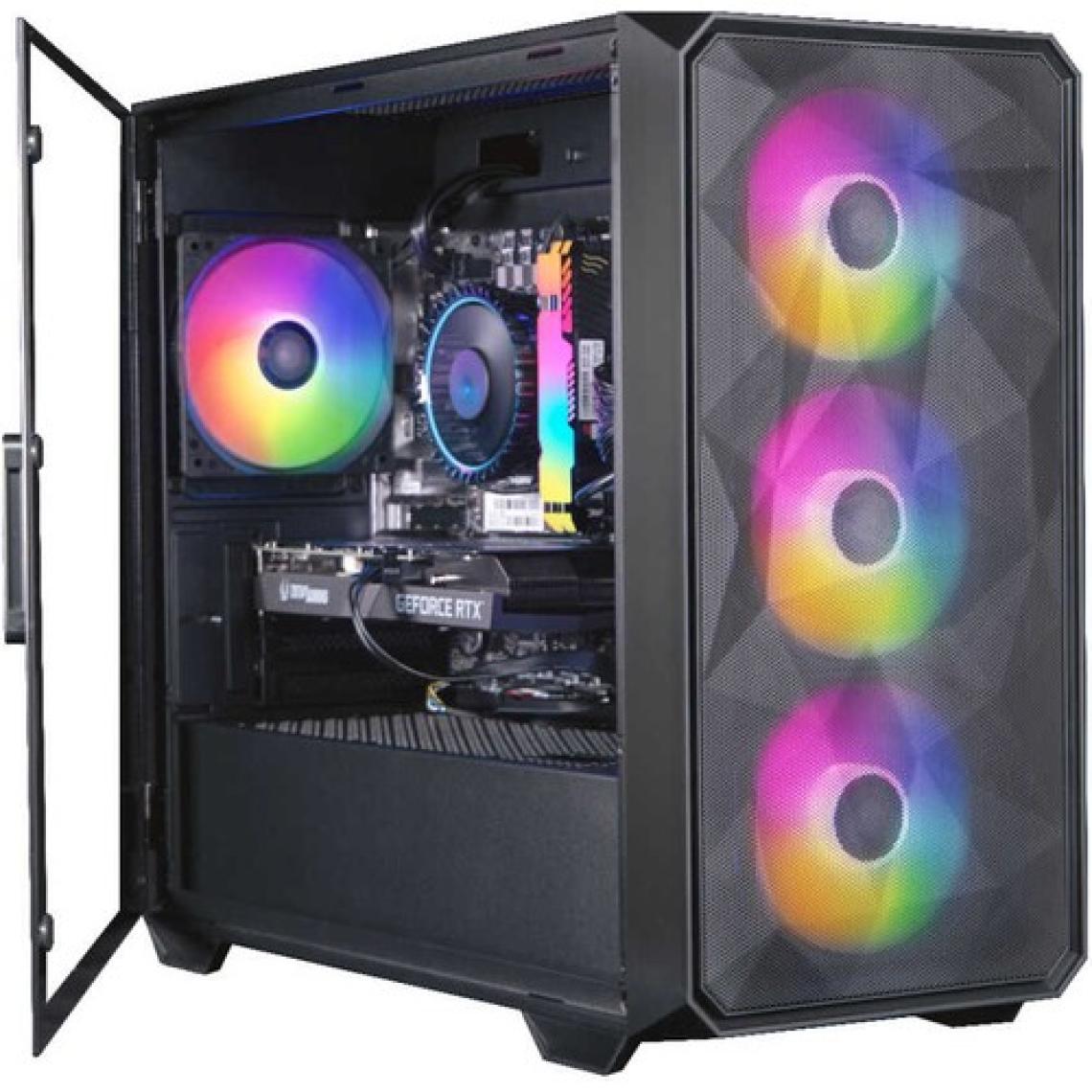 Dragos DRX6988 Ryzen 5 5500 16GB Ram 512GB M.2 Nvme 8gb RTX4060 23.6 165Hz Curved Oyuncu Bilgisayarı