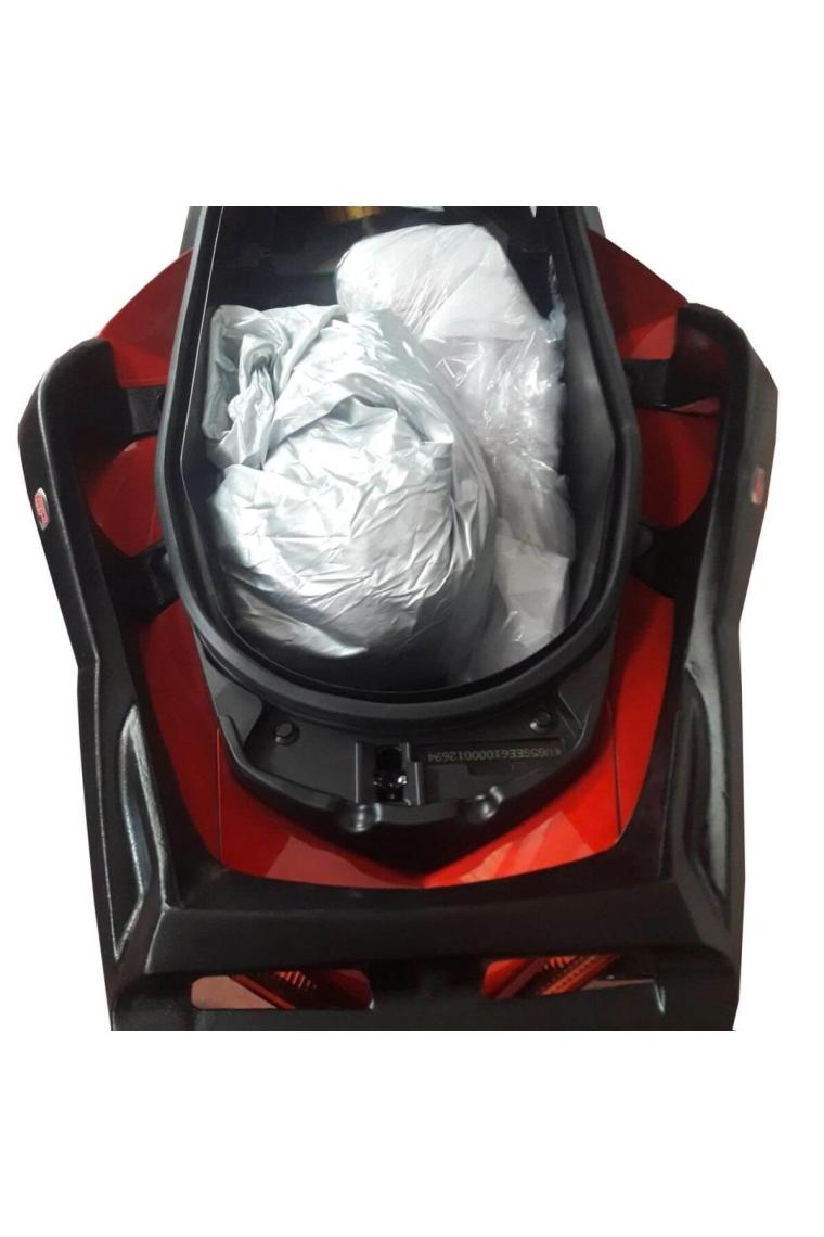 GP Kompozit Yamaha XMAX 250-400 2018-2024 Uyumlu Arka Çanta Demiri Siyah