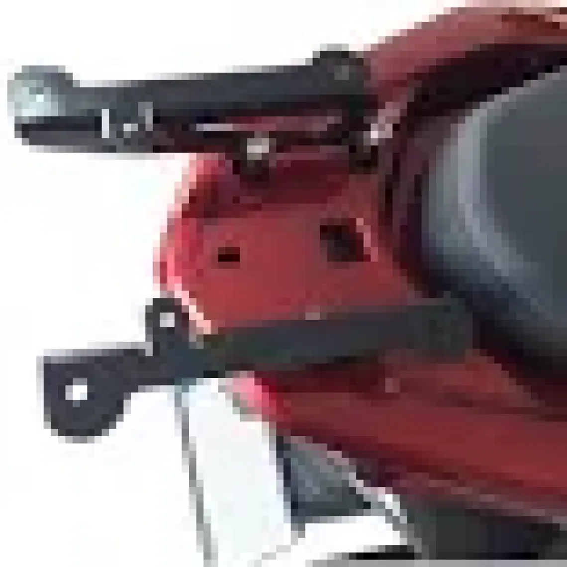 GP Kompozit Honda PCX 125 / 150 2011-2024 Uyumlu Arka Çanta Demiri Siyah