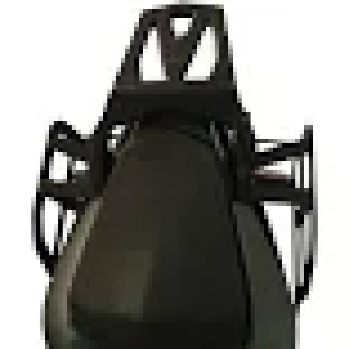 GP Kompozit Bajaj Pulsar NS 200 2011-2023 Uyumlu Yan Çanta Demiri Siyah