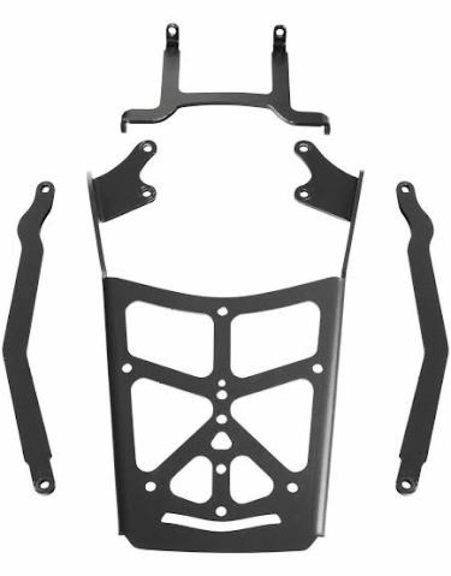 GP Kompozit Honda CB125F 2024 Uyumlu Arka Çanta Demiri Siyah