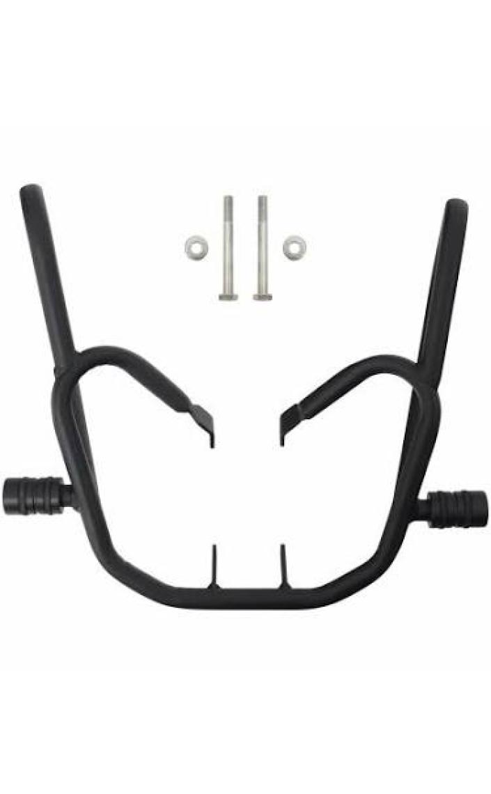 GP Kompozit Honda CB125F 2024 Uyumlu Arka Çanta Demiri Siyah