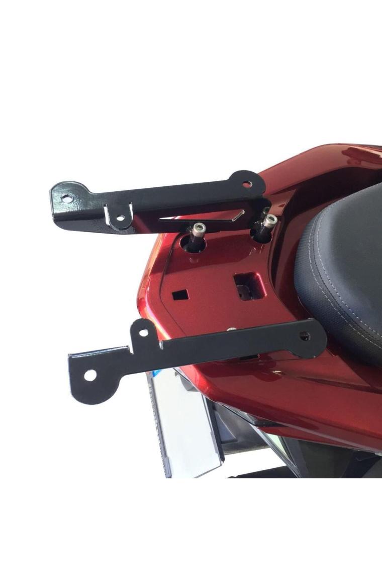 GP Kompozit Honda PCX 125 / 150 2011-2024 Uyumlu Arka Çanta Demiri Siyah