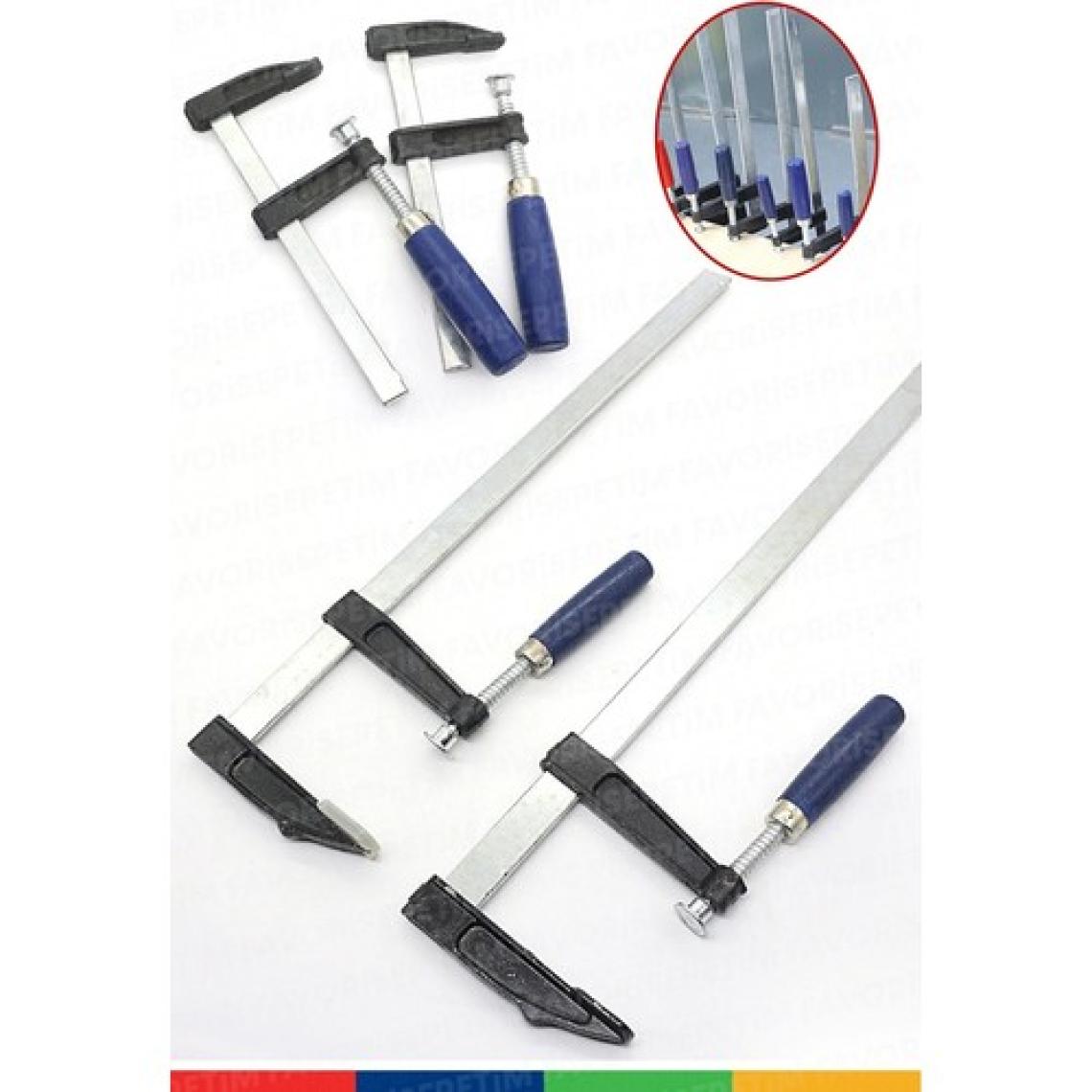 Proxtech   Bhd Tools Yüksek Kalite F Tipi Ahşap Çelik Mobilyacı Işkencesi Kıskaç Işkence 3lü Set