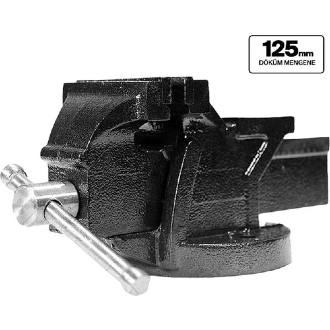 Anadolu Strong 125MM 5" Dövme Çelik Sabit Tezgah Masa Mengenesi