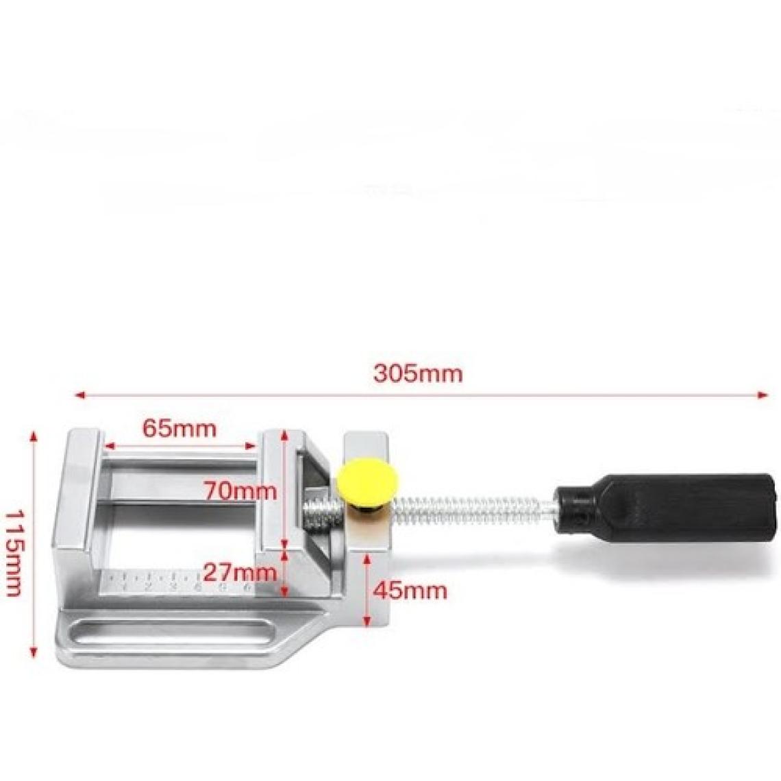 Rekotools Alüminyum Mini Sütunlu Matkap Tezgahı Mengenesi