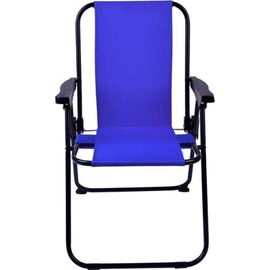 Exent 2-6 Yaş Lüx Çocuk Piknik Sandalyesi-Mini Kamp Sandalyesi-Mavi