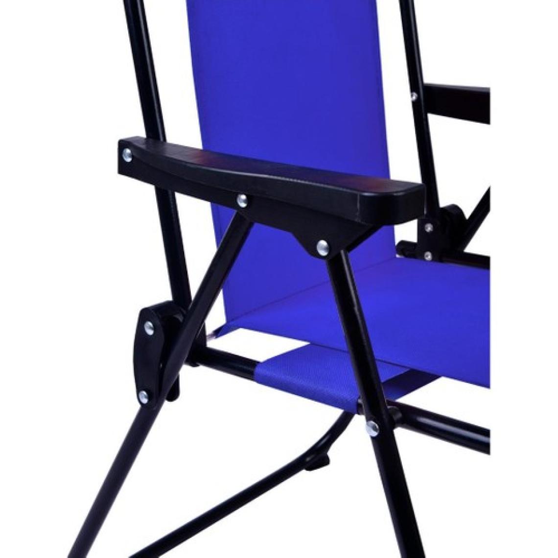 Exent 2-6 Yaş Lüx Çocuk Piknik Sandalyesi-Mini Kamp Sandalyesi-Mavi