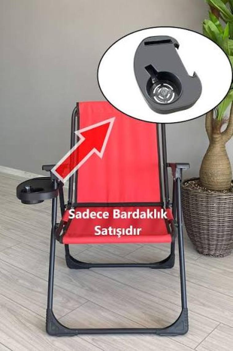 Moniev Kamp Sandalyesi Bardaklığı Piknik Sandalye Yan Sehpası Bardaklık