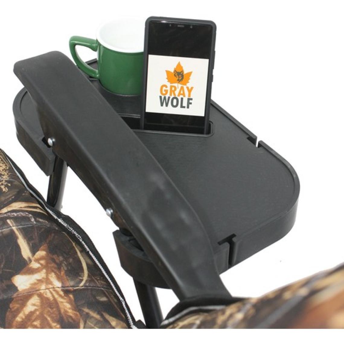 Gray Wolf Katlanır Masalı Kamp Sandalyesi - Balıkçı Sandalyesi (Saz Desen)