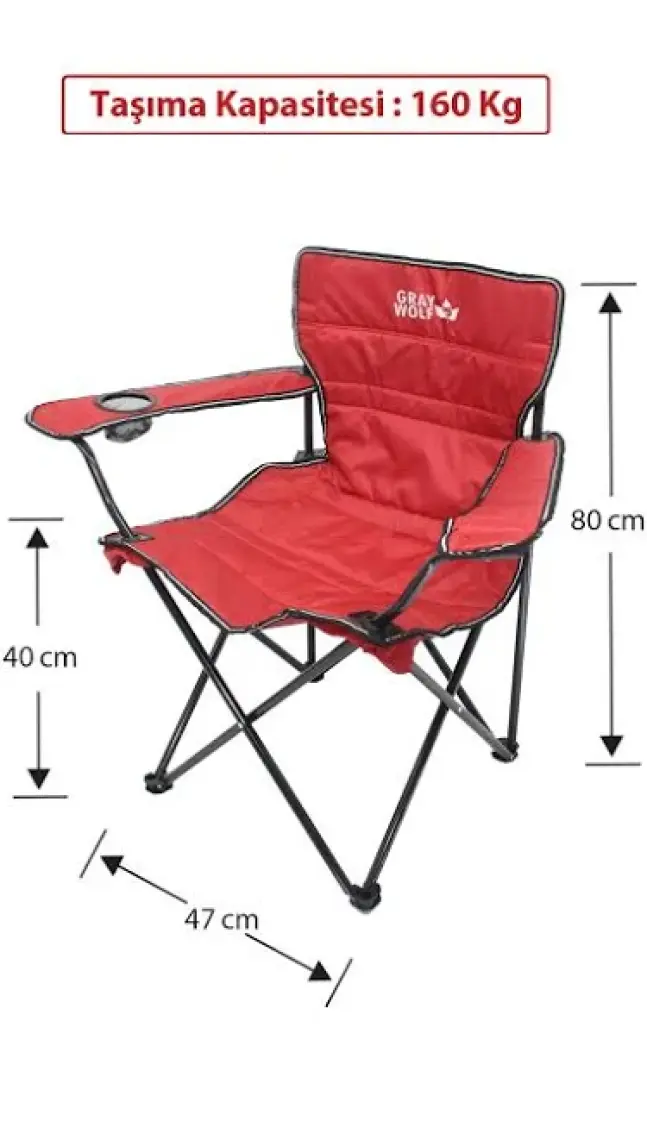 Gray Wolf Quatro Katlanır Lüks Kamp Sandalyesi - Balıkçı Sandalyesi (Yeşil)
