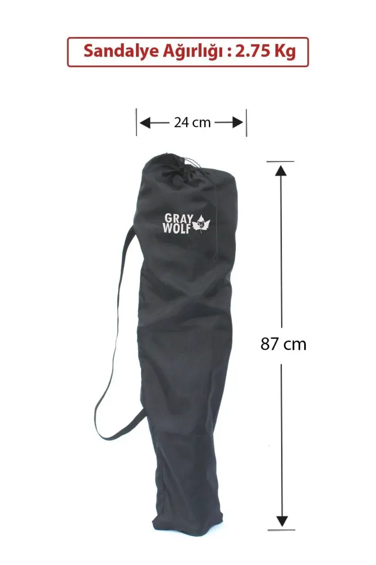 Gray Wolf Quatro Katlanır Lüks Kamp Sandalyesi - Balıkçı Sandalyesi (Yeşil)