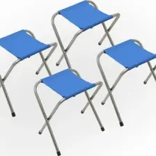Exent Katlanır Balıkçı Taburesi, Kamp Taburesi, Piknik Taburesi, Kamp Sandalyesi-Haki-**4 Adet**