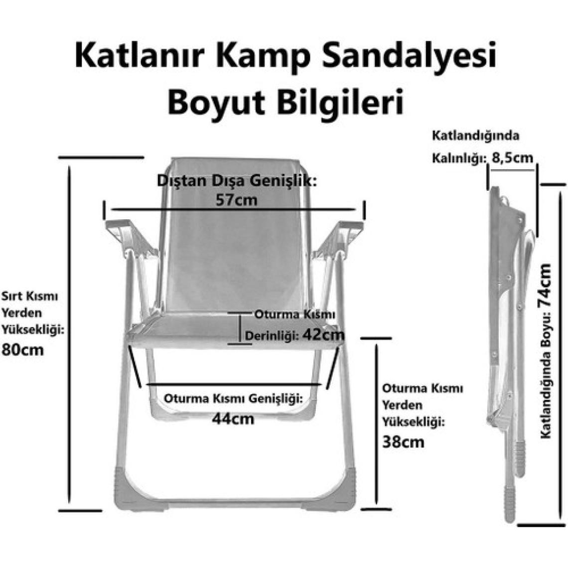Moniev 4 Adet Kamp Sandalyesi Katlanır Piknik Sandalye Oval Bardaklıklı Mavi + MDF Masa