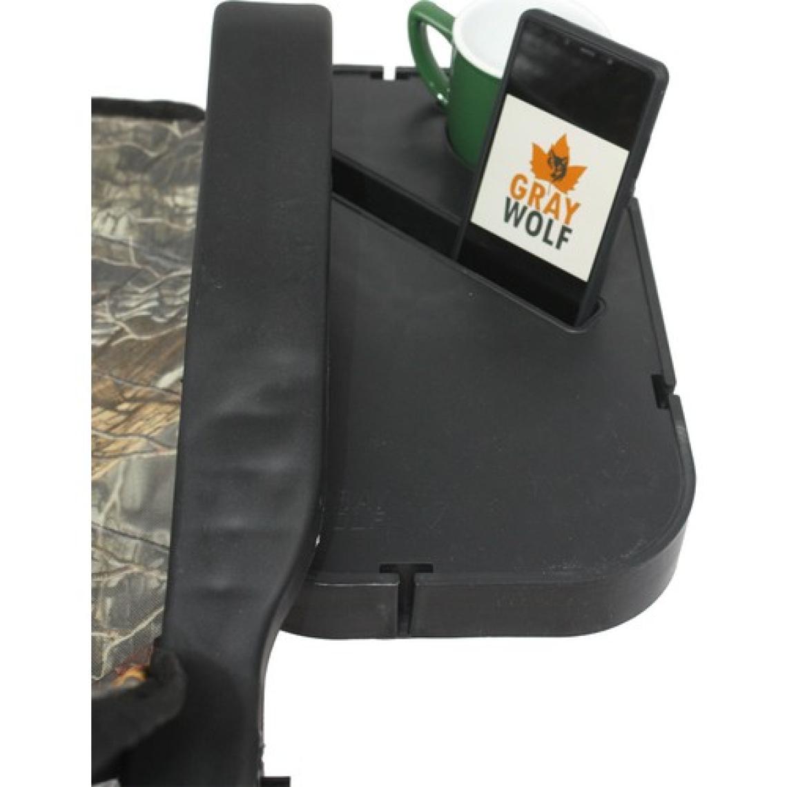 Gray Wolf Katlanır Masalı Kamp Sandalyesi - Balıkçı Sandalyesi (Orman Desen)