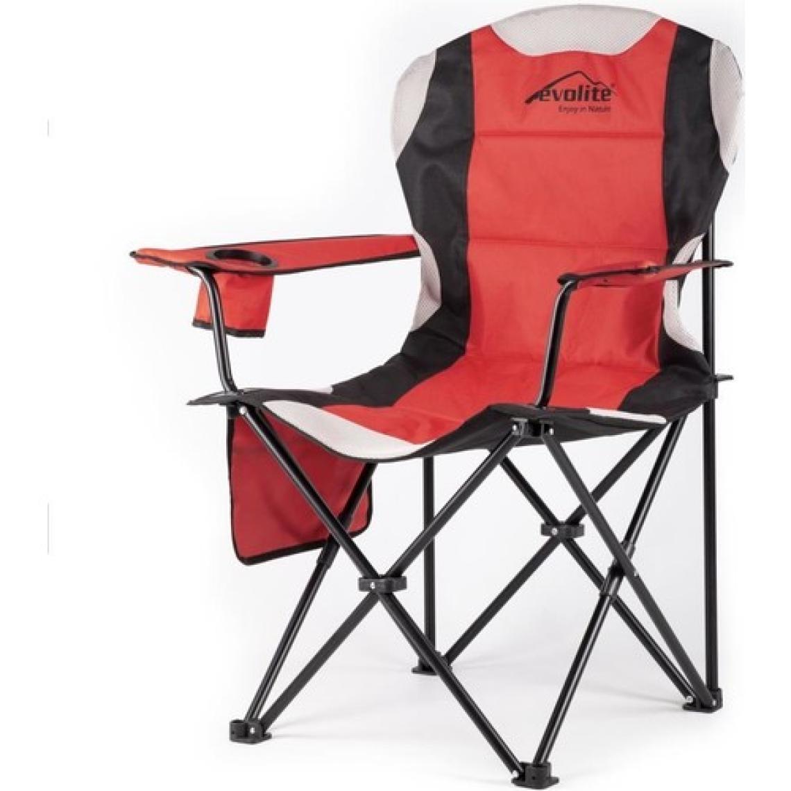 Evolite Nature Katlanabilir Kamp Koltuğu 2'li Set Kırmızı XL