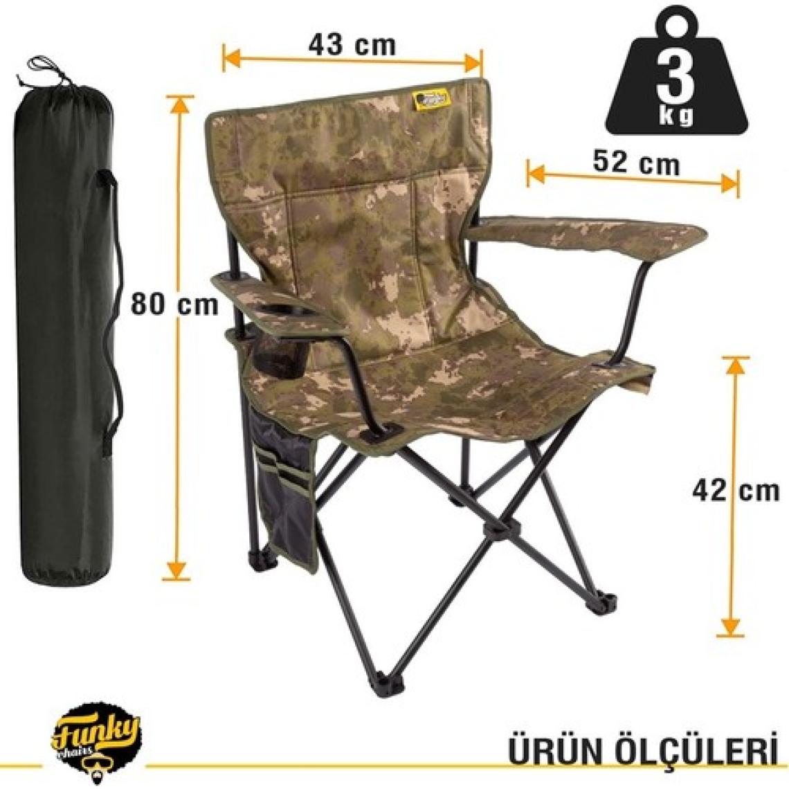 Funky Chaırs V2 Ranger Lüks Kamp Sandalyesi XL