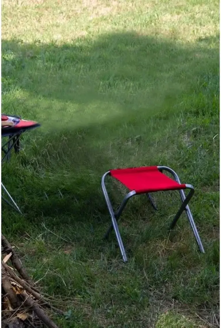 Exent Katlanır Balıkçı Taburesi, Kamp Taburesi, Piknik Taburesi, Kamp Sandalyesi-Haki-**4 Adet**