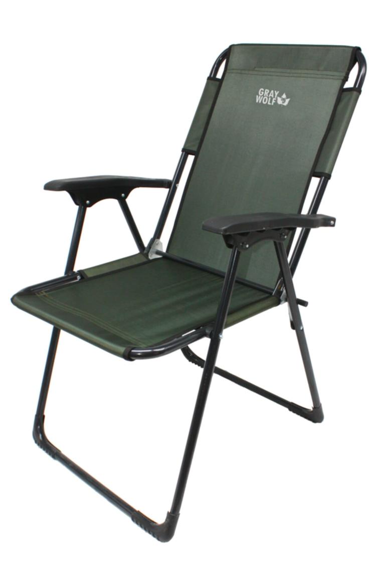 Gray Wolf Katlanır Kamp Sandalyesi - Balıkçı Sandalyesi (Kırmızı)