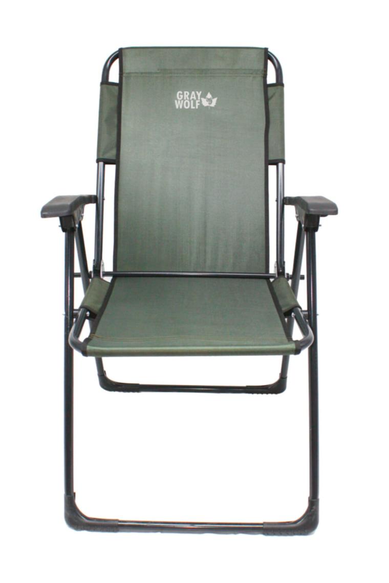 Gray Wolf Katlanır Kamp Sandalyesi - Balıkçı Sandalyesi (Kırmızı)