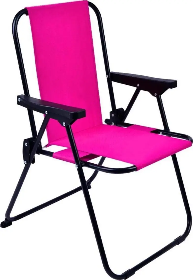 Exent 2-6 Yaş Lüx Çocuk Piknik Sandalyesi-Mini Kamp Sandalyesi-Mavi