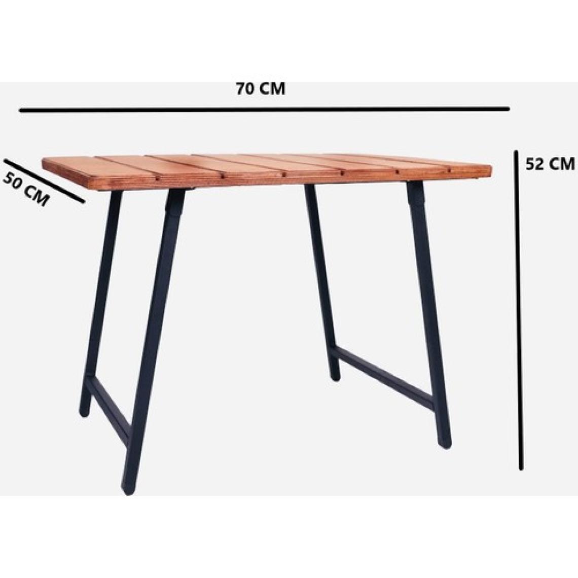Alin Metal 4''lü 140 Kğ Taşıma Kapasiteli Lüks Kamp Sandalyesi  ve Ahşap Masa Set