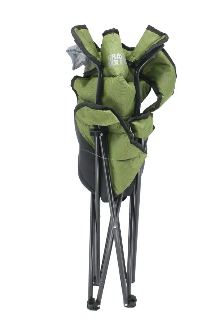 Gray Wolf Quatro Katlanır Lüks Kamp Sandalyesi - Balıkçı Sandalyesi (Yeşil)