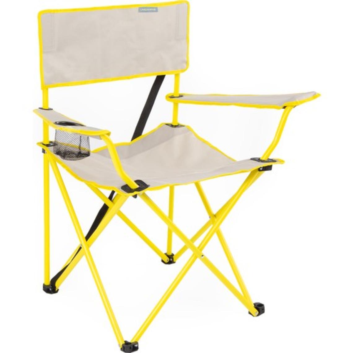 Uniqamping  Eco Ergonomik Katlanır Kamp Sandalyesi Gri-Sarı