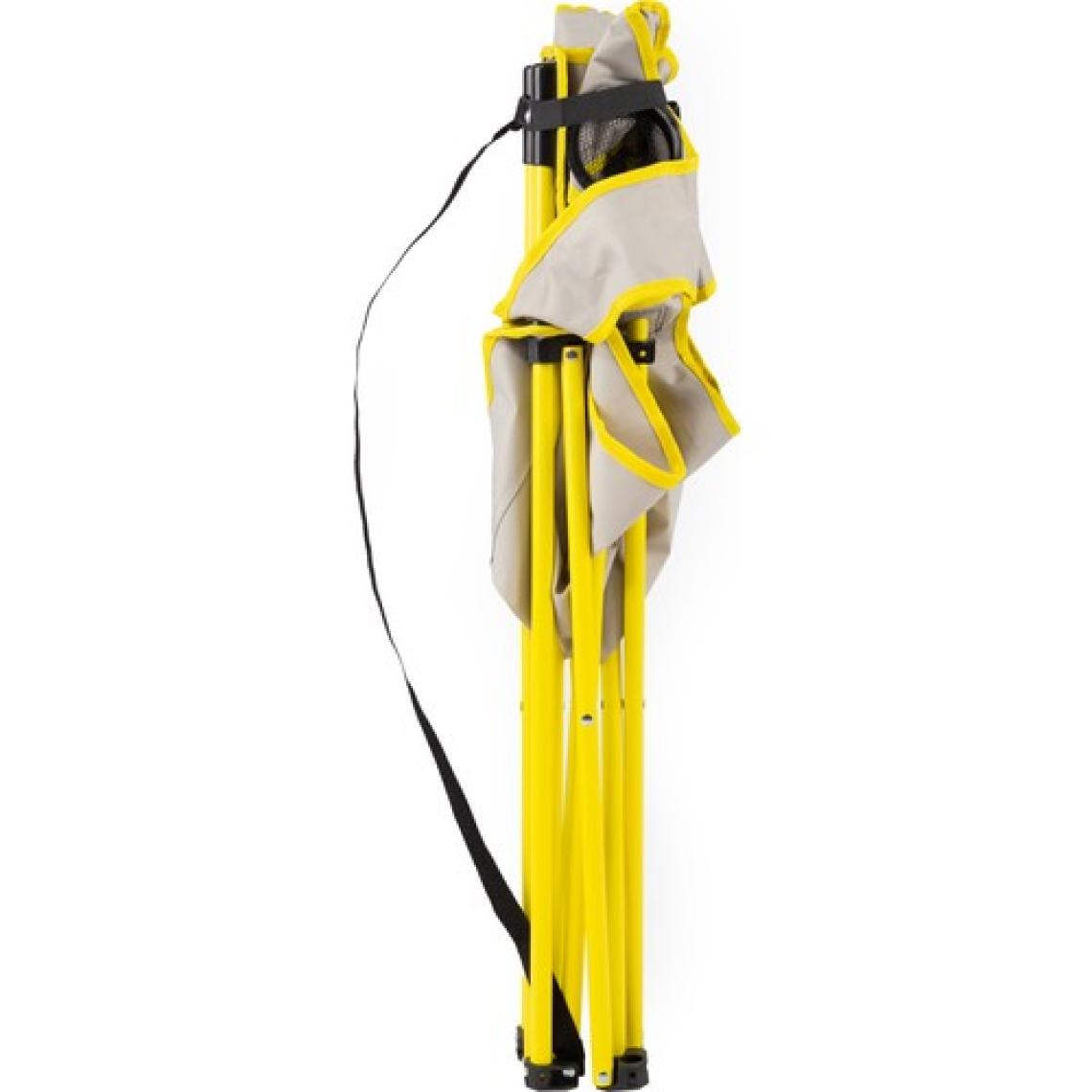 Uniqamping  Eco Ergonomik Katlanır Kamp Sandalyesi Gri-Sarı