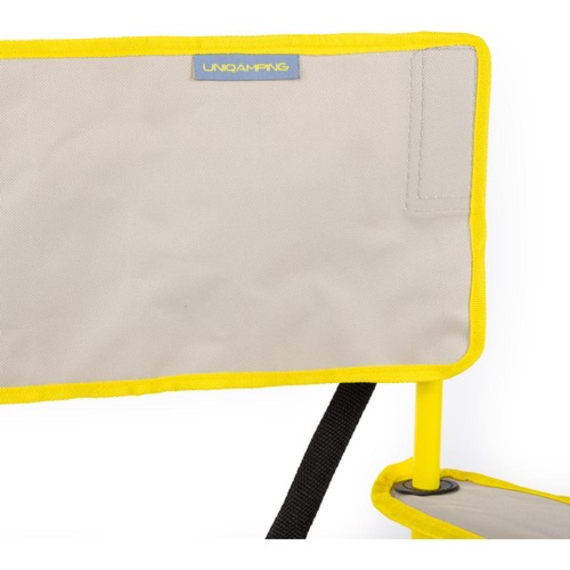 Uniqamping  Eco Ergonomik Katlanır Kamp Sandalyesi Gri-Sarı
