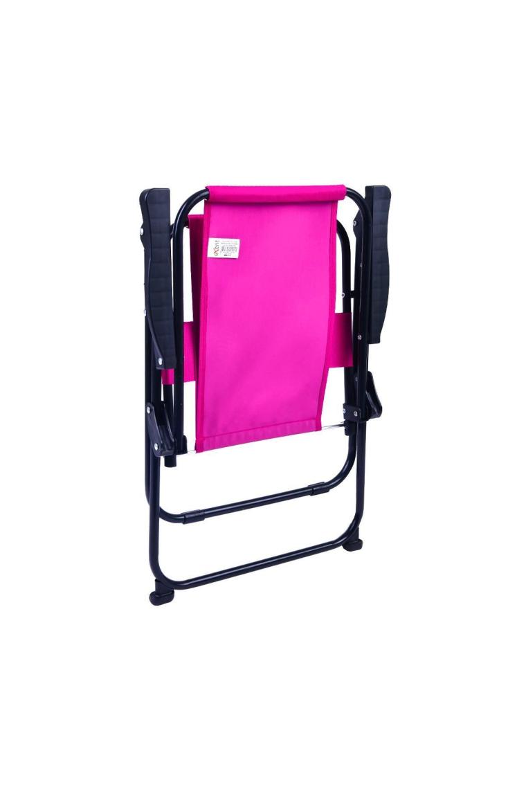 Exent Rainbow Unicorn 2-6 Yaş Lüx Çocuk Piknik Sandalyesi-Mini Kamp Sandalyesi-Pembe