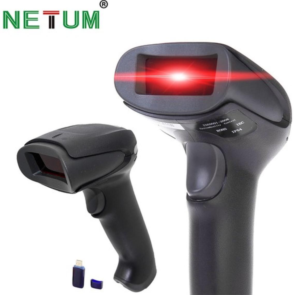 Netum F-18w 2D 1D Qr Kod Karekod Aşı Kablosuz Barkod Okuyucu