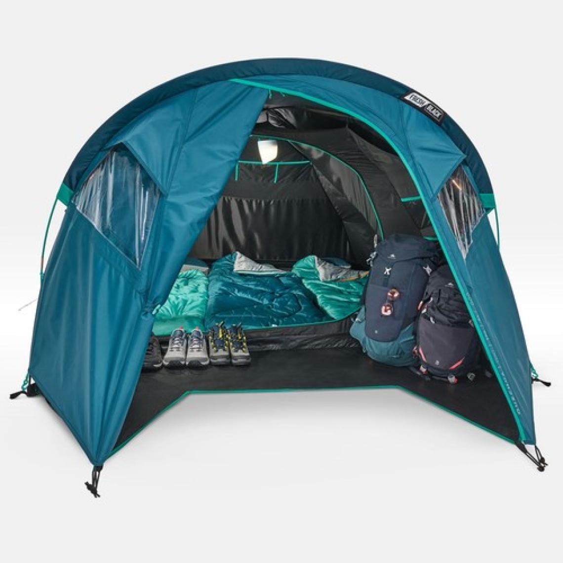 Quechua 3 Kişilik Kamp Çadırı - XL Boy - MH100 Fresh & Black