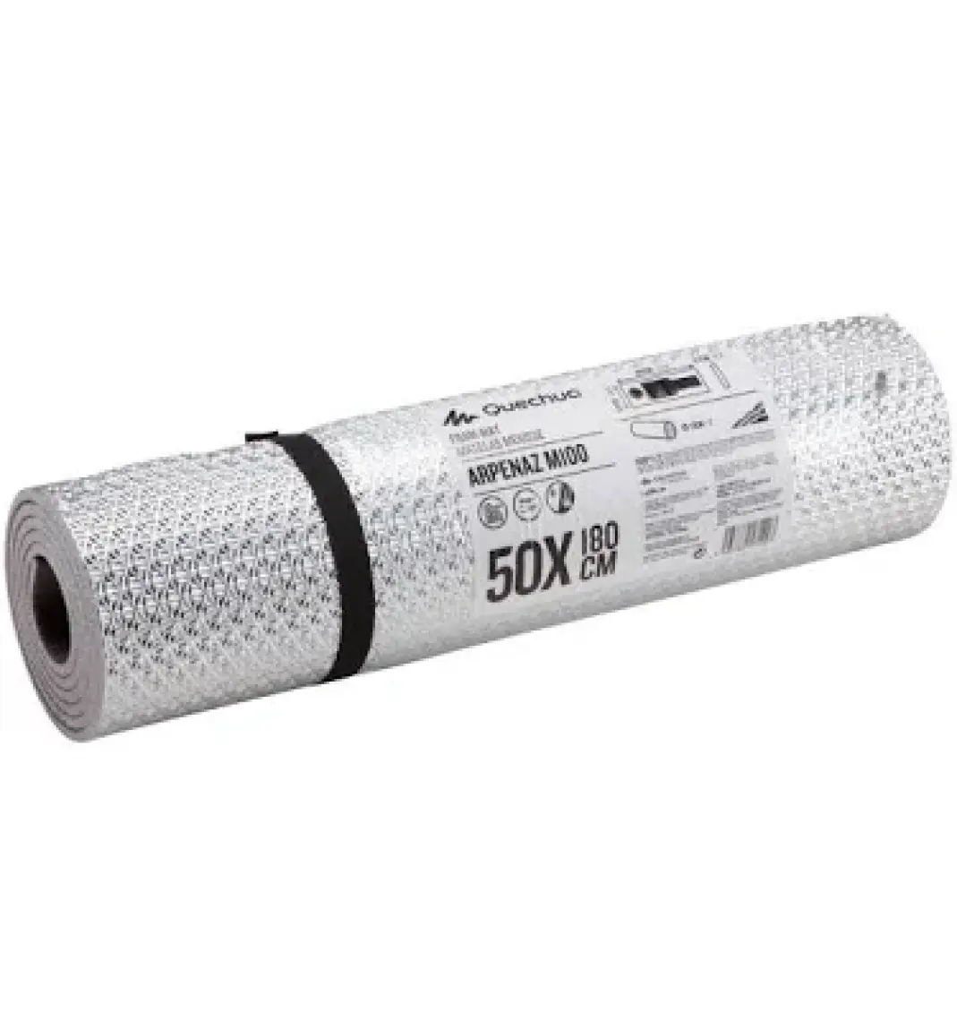 Decathlon Forclaz Köpük Mat - 1 Kişilik - 180 X 50 Cm - Gri - Mt100