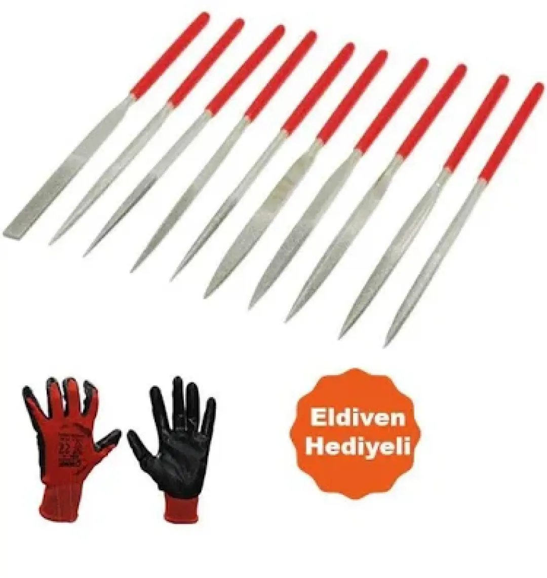 Vınko 10 Lu Elmas Saatçi Eğe Seti 140 X 50 X 3 Mm. (1 Takım)