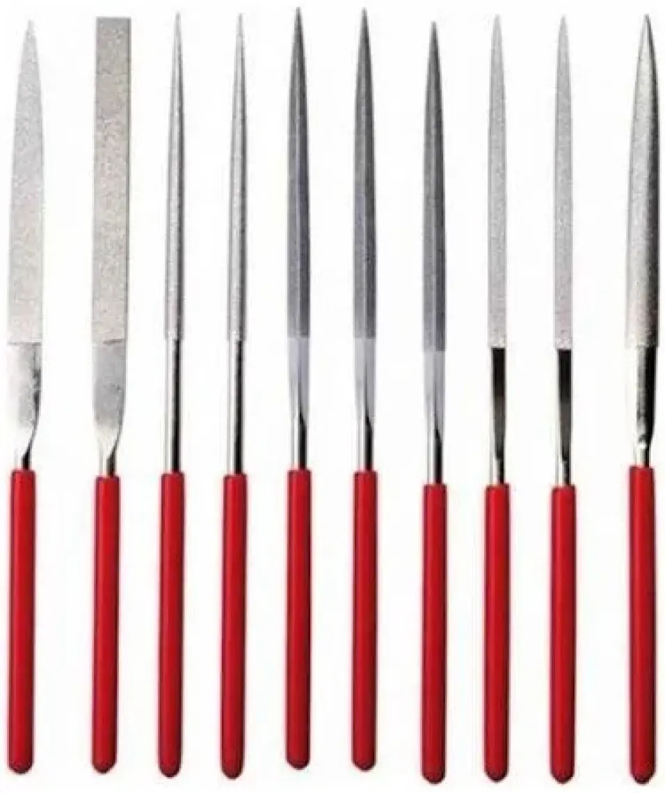 Vınko 10 Lu Elmas Saatçi Eğe Seti 140 X 50 X 3 Mm. (1 Takım)