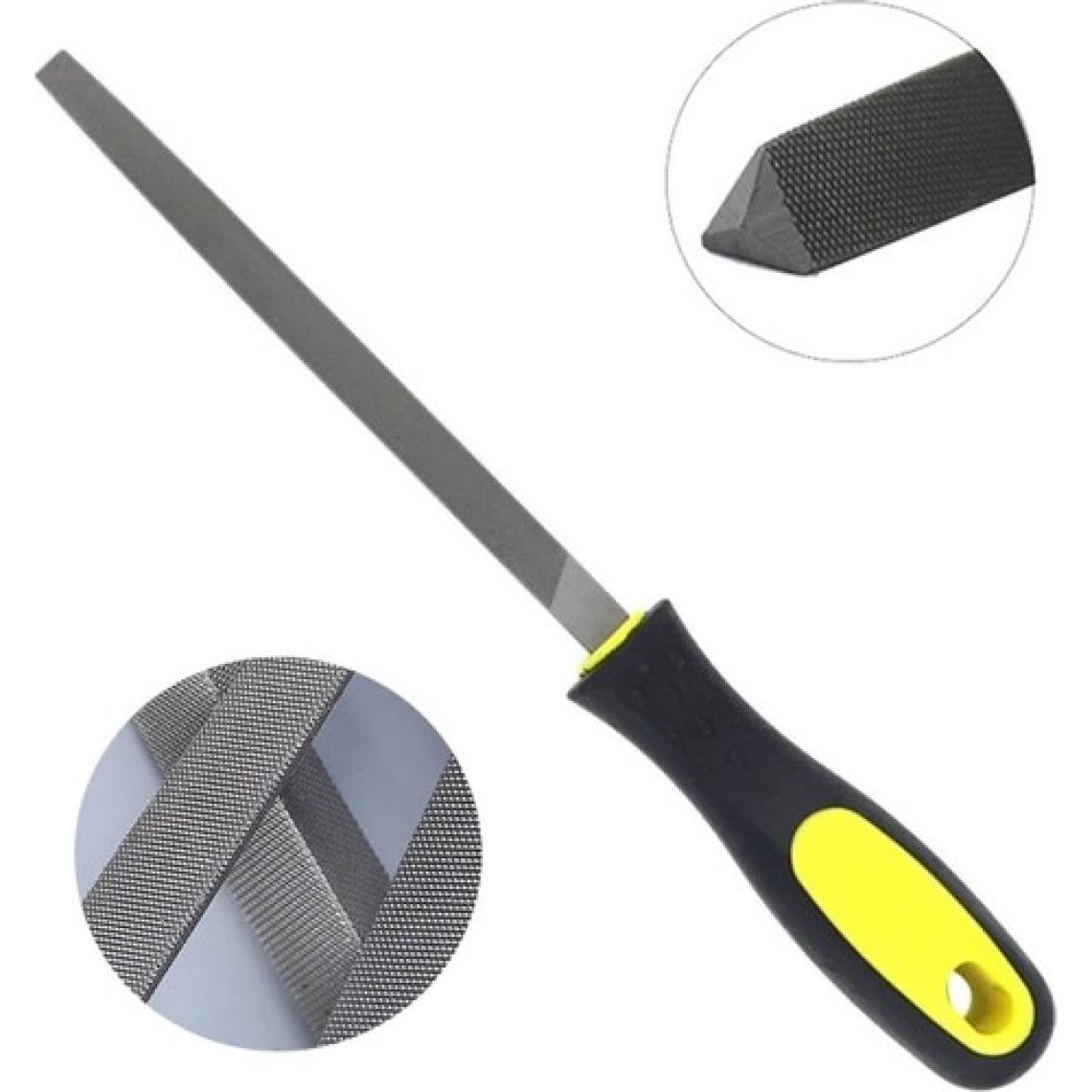 Depolife 3 Gen 32 cm Eğe Metal Ahşap Eğe Plastik Saplı Yüksek Kalite Üçgen