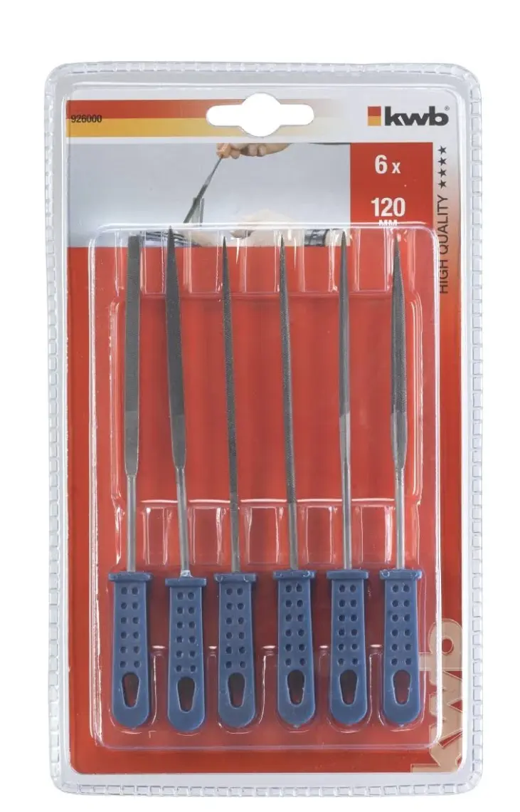 KWB  Eğe Seti 6 Parça 120 Mm