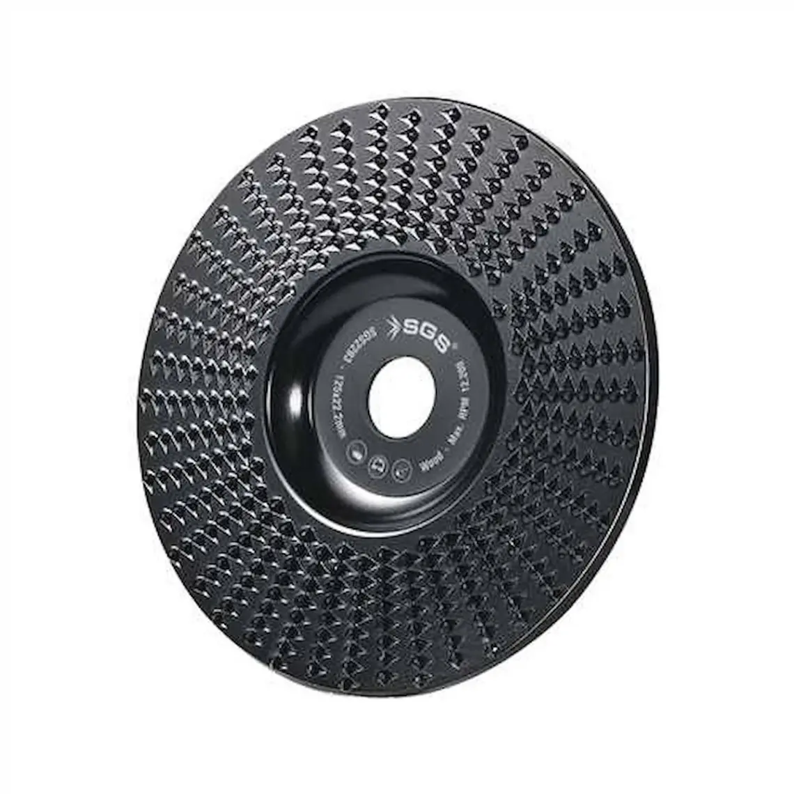 Sgs 2281 Ahşap Işleme Diski 115 Mm. Avuç Taşlamalar Için Ahşap Törpü Diski Düz