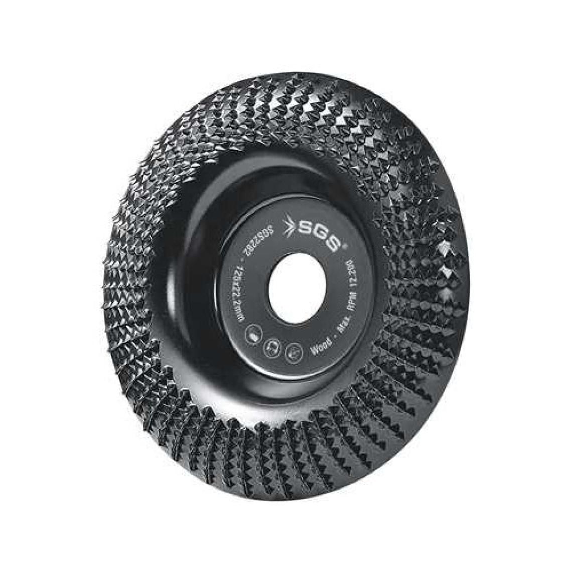 Sgs 2280 Ahşap Işleme Diski 115 Mm. Avuç Taşlamalar Için Ahşap Törpü Diski Kavisli