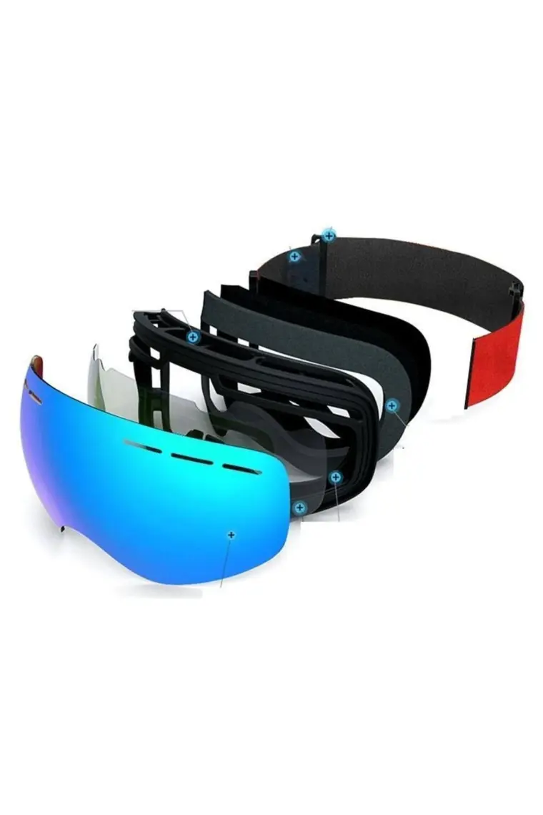 Schulzz UV400 Korumalı Antisis Özellikli 3 Katmanlı Aynalı Snowboard Kayak Gözlüğü
