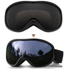 Easy Idea Çift Katman Anti-Sis Siyah Lens Uv Snowboard Kayak Gözlüğü