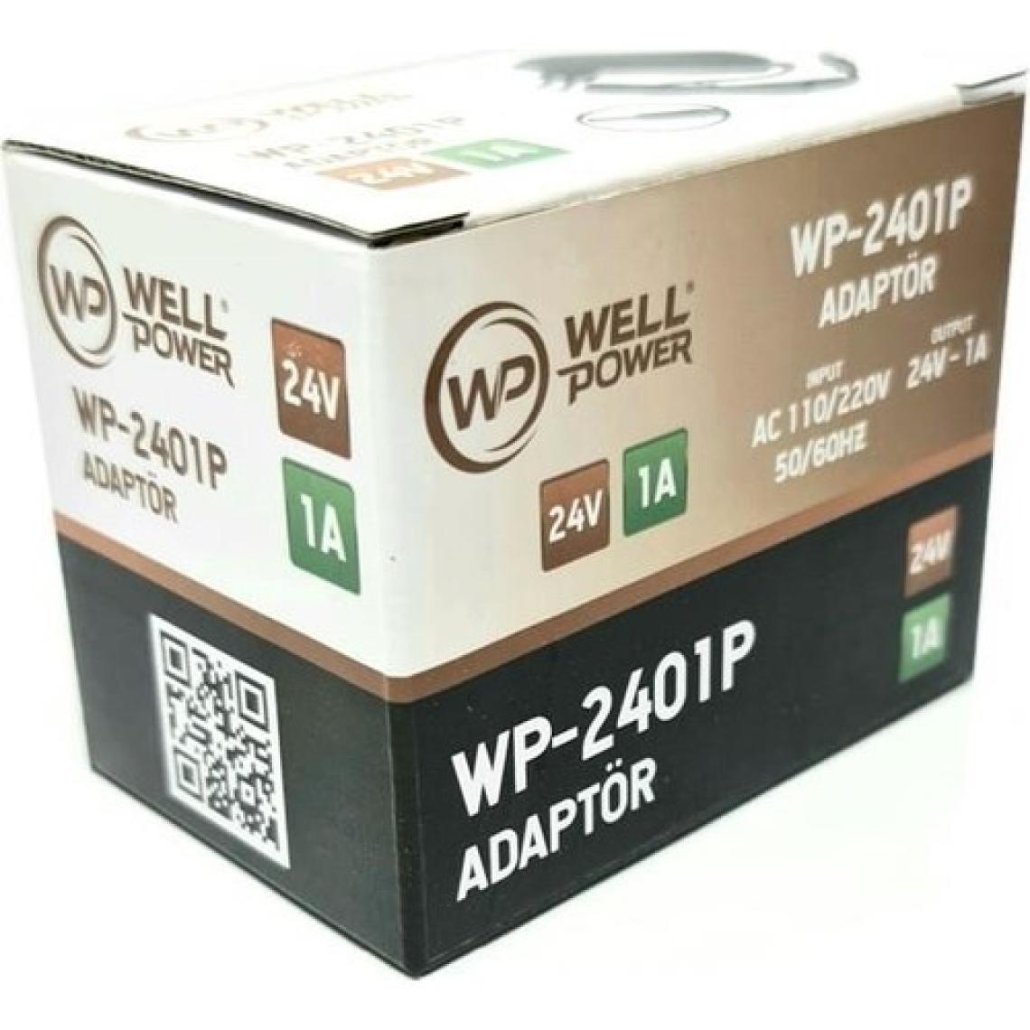 Wellpower Dc 24VOLT 1AMPER Adaptör 5.5x2.5mm Jak Fişli