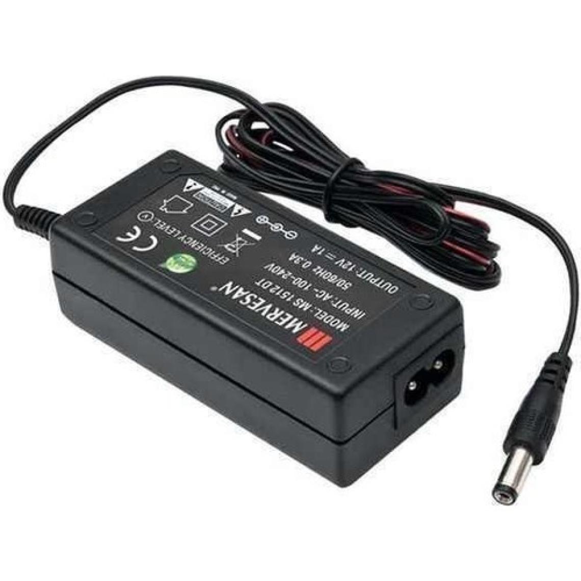 Mervesan Adaptör 15W 12V 1A 100-240V Ac 43-67HZ Masaüstü Modeli Smps Adaptör Power Supply Mervesan MS-1512-DT