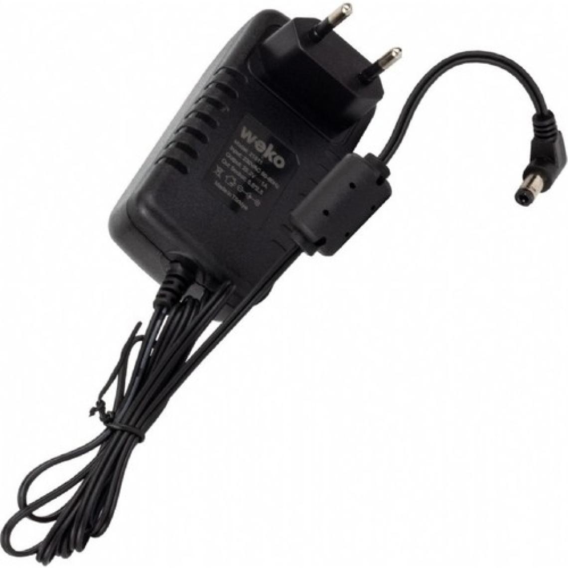 Weko 25.2 Volt - 1 Amper 5.5*2.5 Uçlu Priz Tipi Adaptör Adaptör Siyah