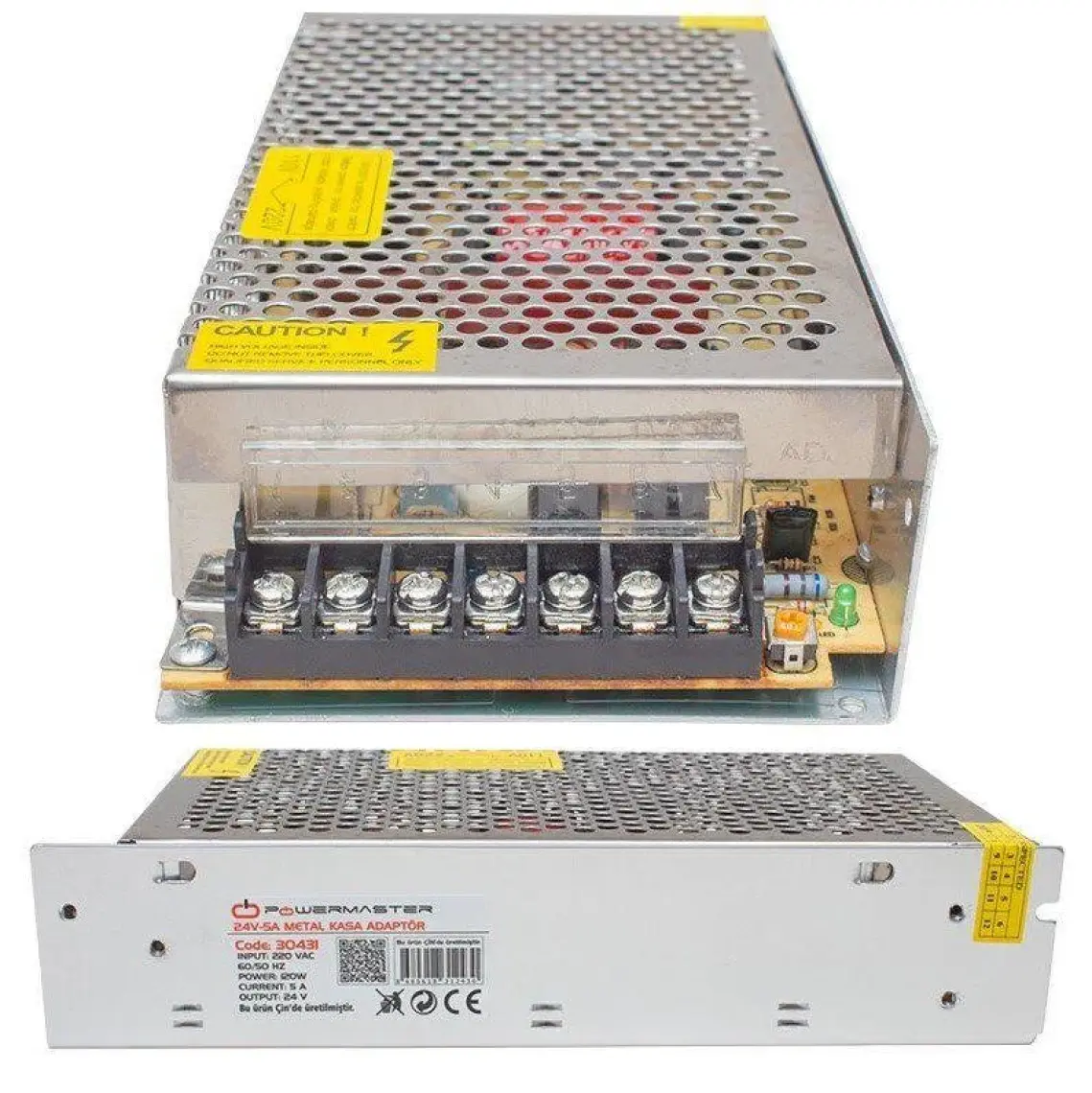 Powermaster 24V 5A Metal Kasa Adaptör