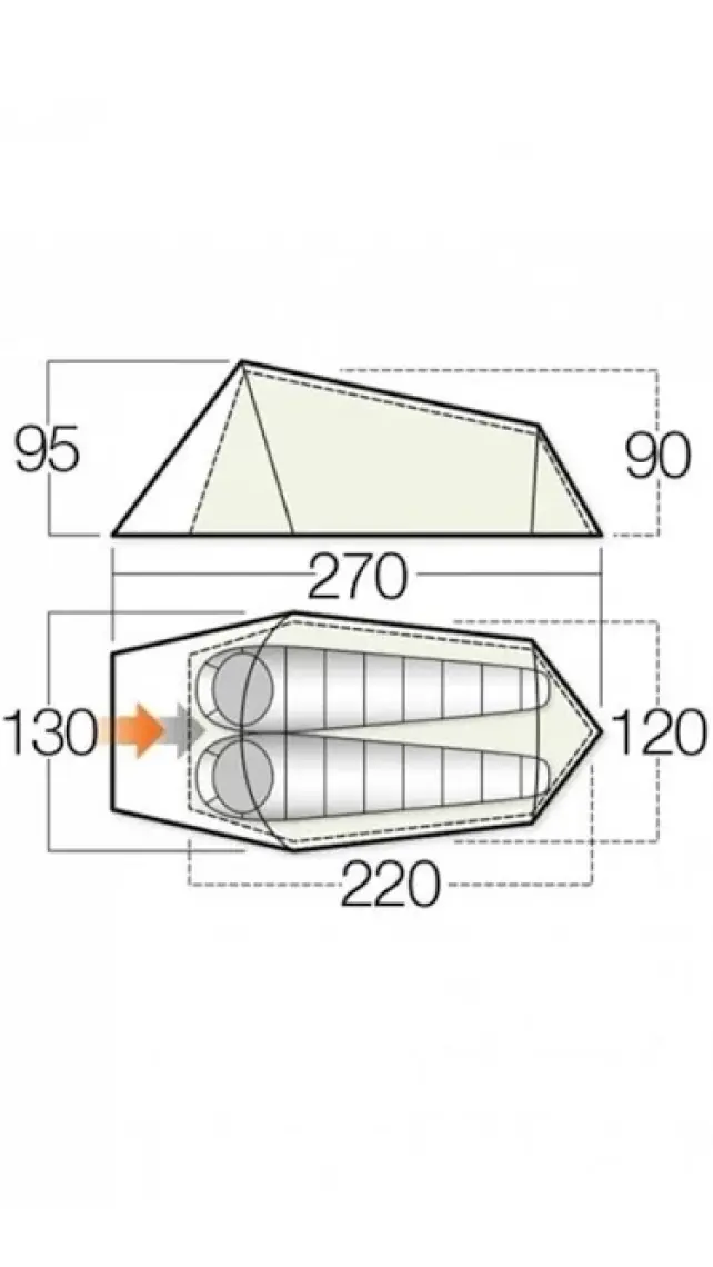Vango Soul 200 2 Kişilik Çadır