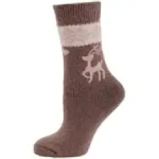 Panthzer Casual Wool Socks Erkek Çorap Bej Kahverengi